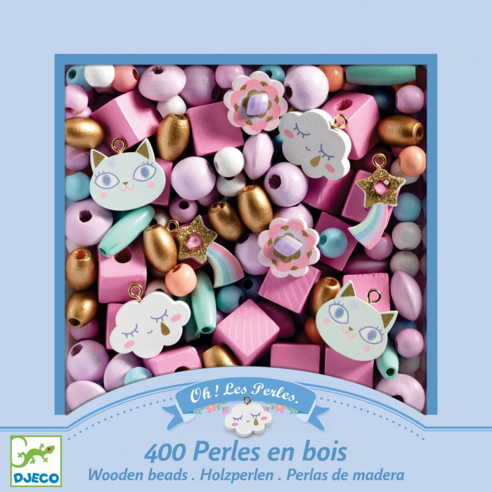 Margele curcubeu, Djeco beads Rainbow, 5-10 ani [4]