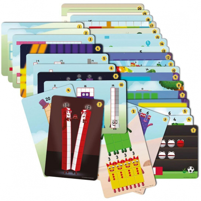 MathLink®Cubes Numberblocks in romana - Set de activitati de la 11 - 20, Learning Resources, 4-5 ani + [3]
