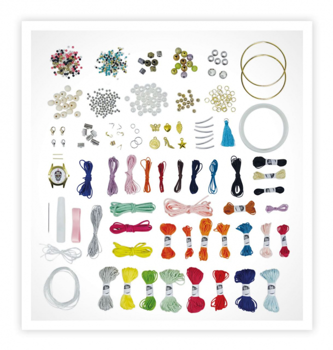 Mega kit pentru bratari, BUKI France, 8-9 ani + [6]