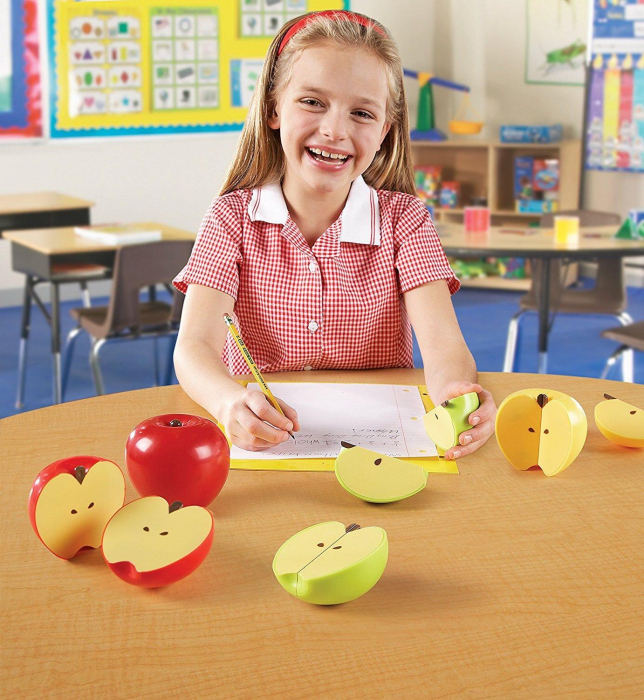 Mere magnetice pentru fractii, Learning Resources, 4-5 ani + [7]