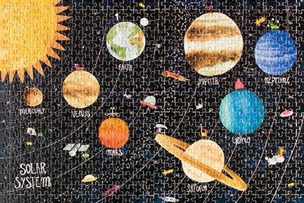 Micro puzzle Londji 600 piese, cosmos, 6-7 ani + [2]
