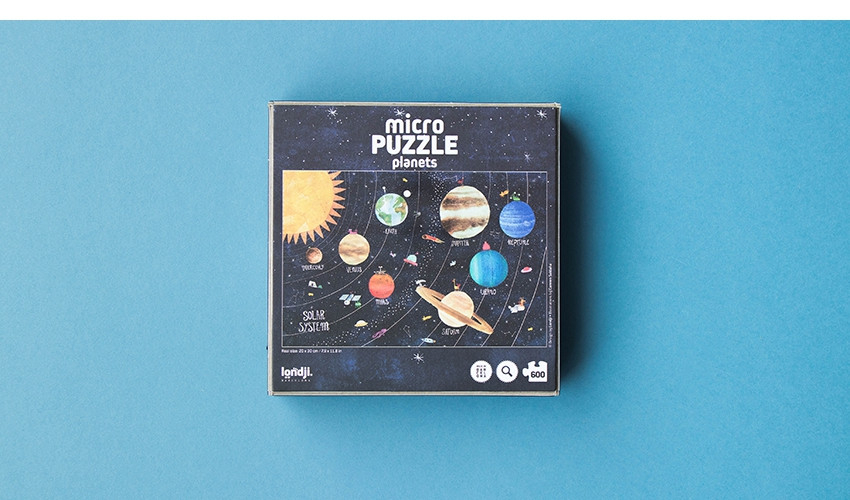 Micro puzzle Londji 600 piese, cosmos, 6-7 ani + [5]