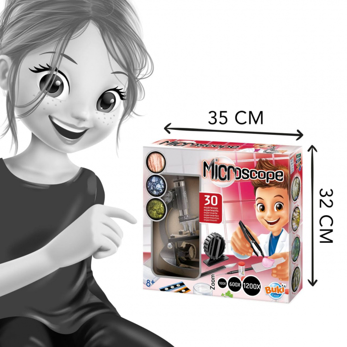 Microscop - 30 experimente, BUKI France, 8-9 ani + [10]
