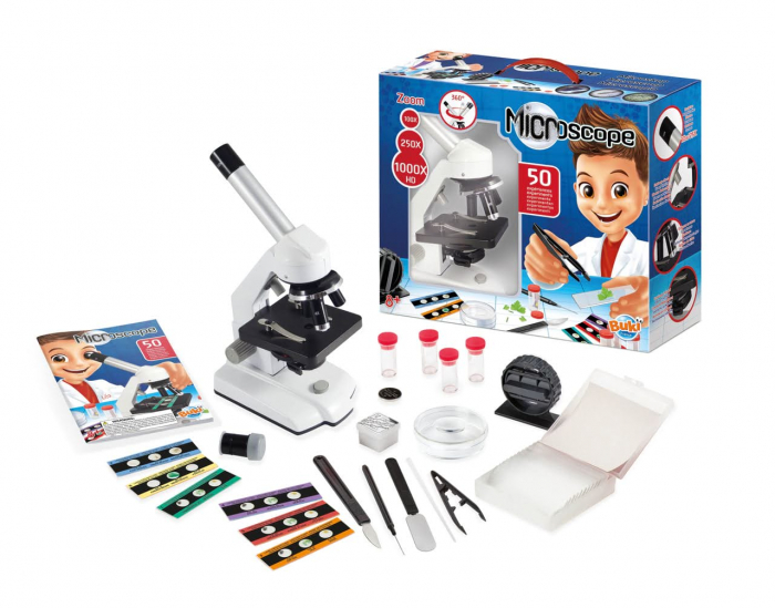 Microscop - 50 experimente, BUKI France, 8-9 ani + [3]