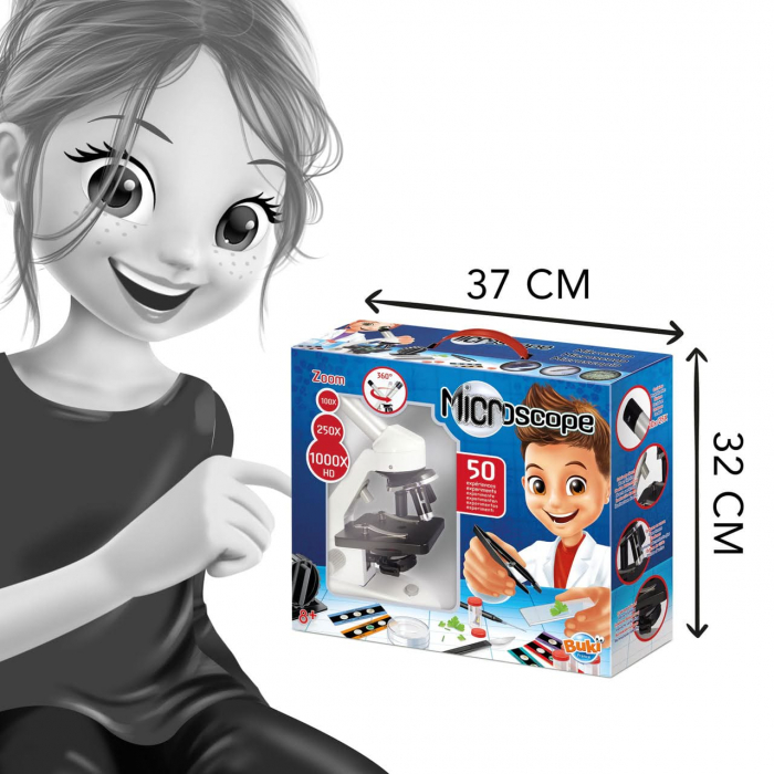 Microscop - 50 experimente, BUKI France, 8-9 ani + [9]