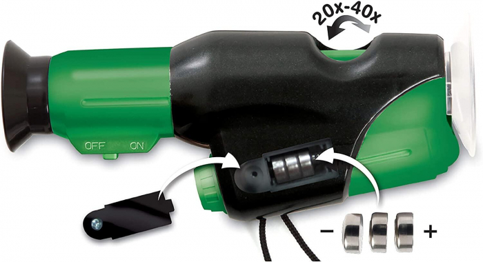 Microscop portabil cu LED, Brainstorm, 6-7 ani + [3]