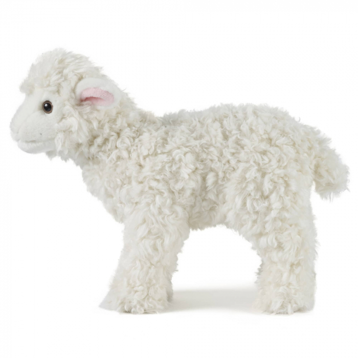 Miel alb pufos 30 cm - Jucarie de plus Living Nature [3]
