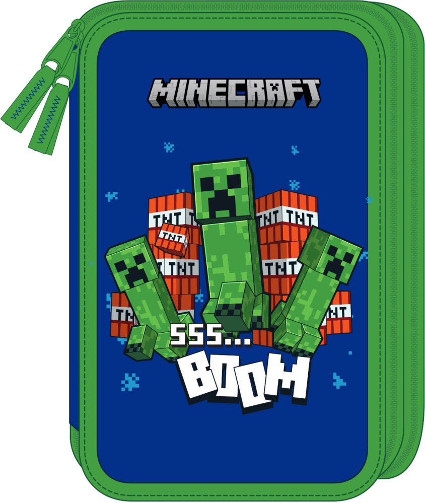 MINECRAFT Penar scolar echipat 2 compartimente [2]