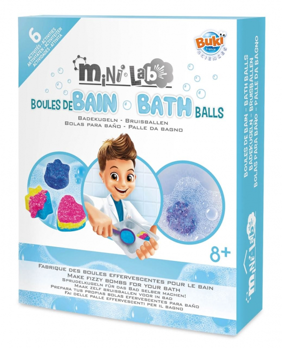 Mini - laboratorul de bile de baie, BUKI France, 8-9 ani + [2]