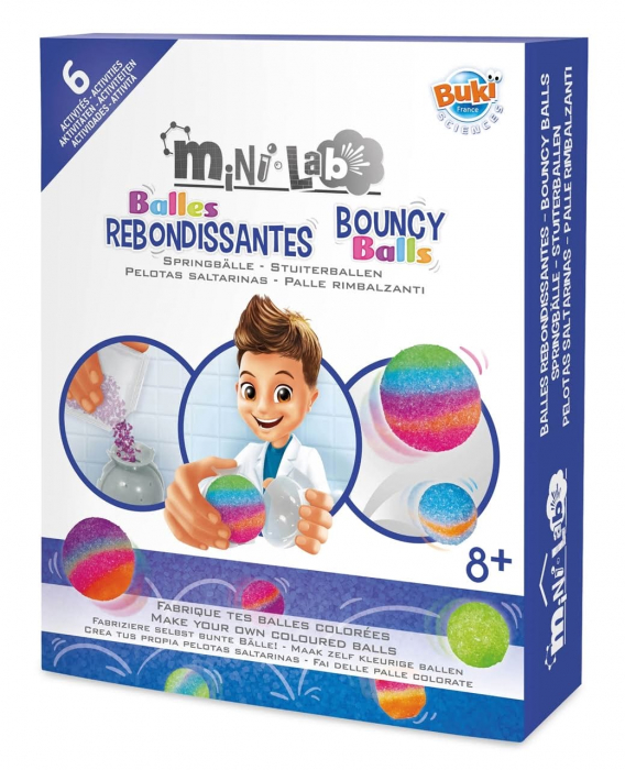 Mini - laboratorul de mingi saltarete, BUKI France, 8-9 ani + [6]