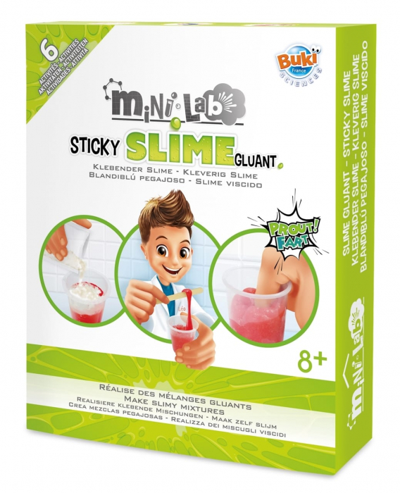 Mini - laboratorul de slime, BUKI France, 8-9 ani + [5]