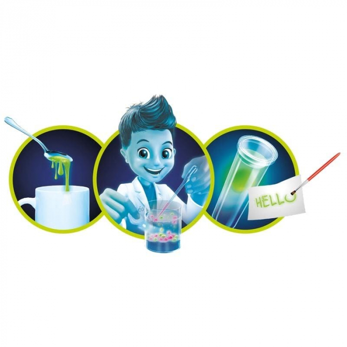 Mini - laboratorul Fluo & Glow, BUKI France, 8-9 ani + [4]