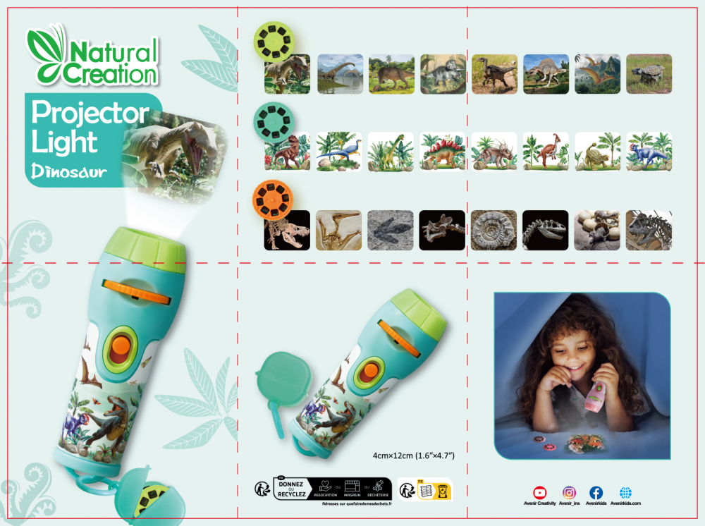 Mini Proiector colectia Creatii Naturale - Dinozaur [9]