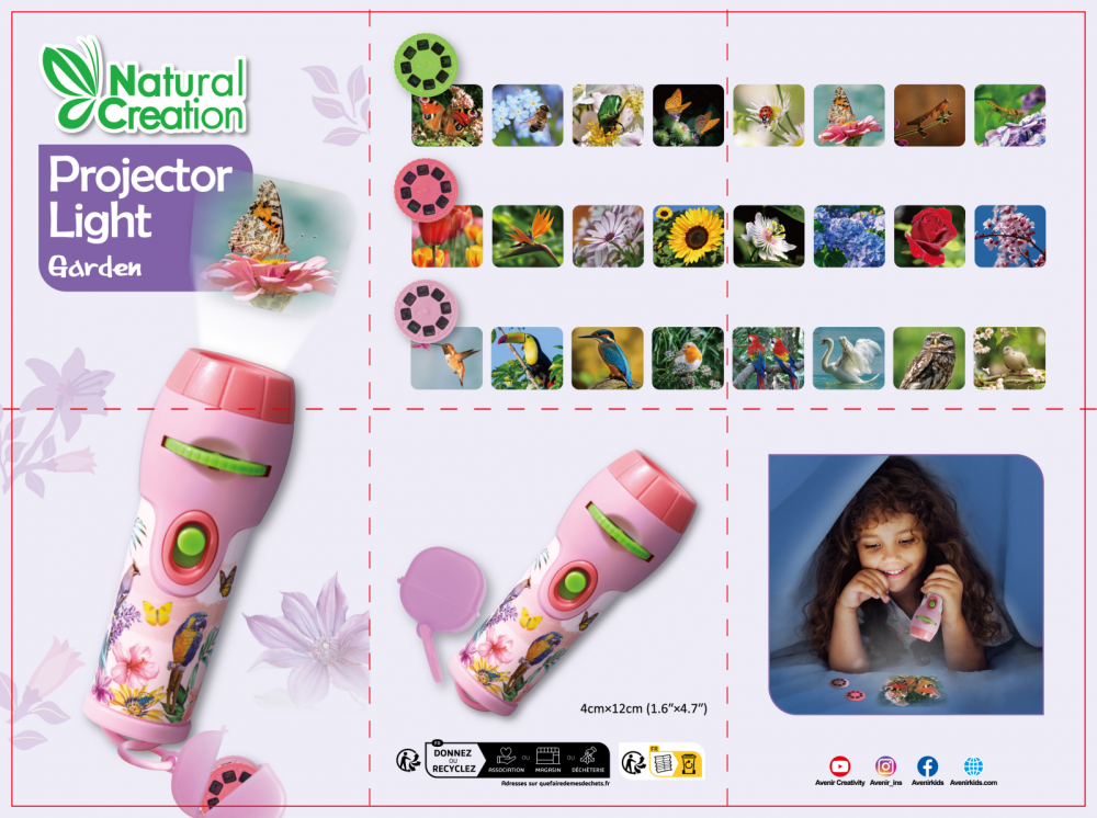 Mini Proiector colectia Creatii Naturale - Gradina [9]