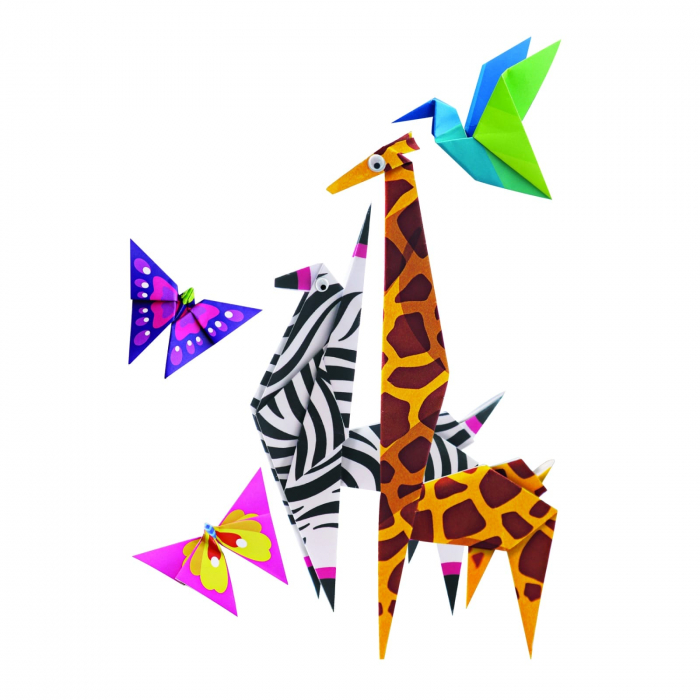 Mini set creativ - Origami Animale Zoo, LittleCraft, + 5 ani [2]