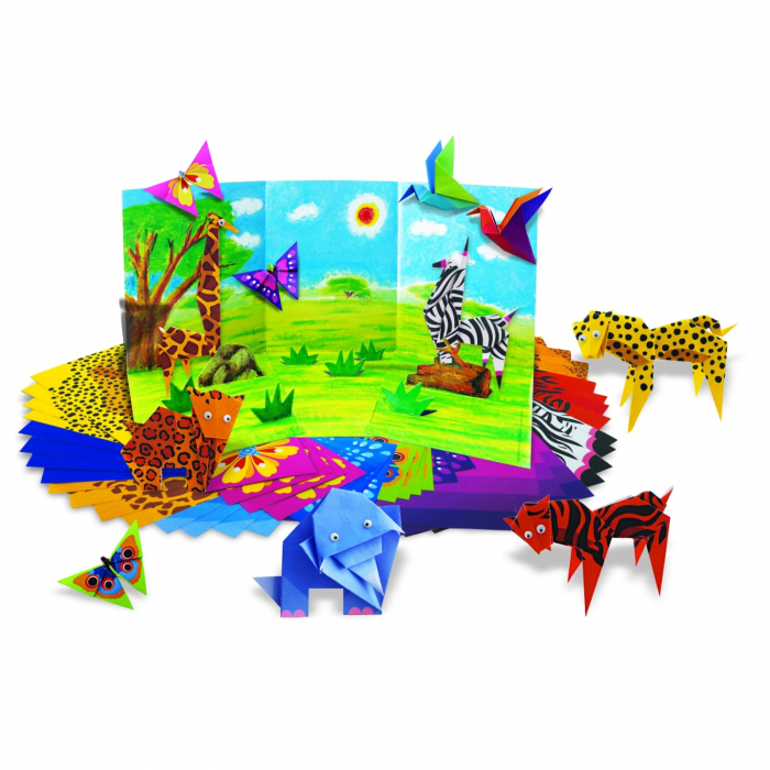 Mini set creativ - Origami Animale Zoo, LittleCraft, + 5 ani [3]