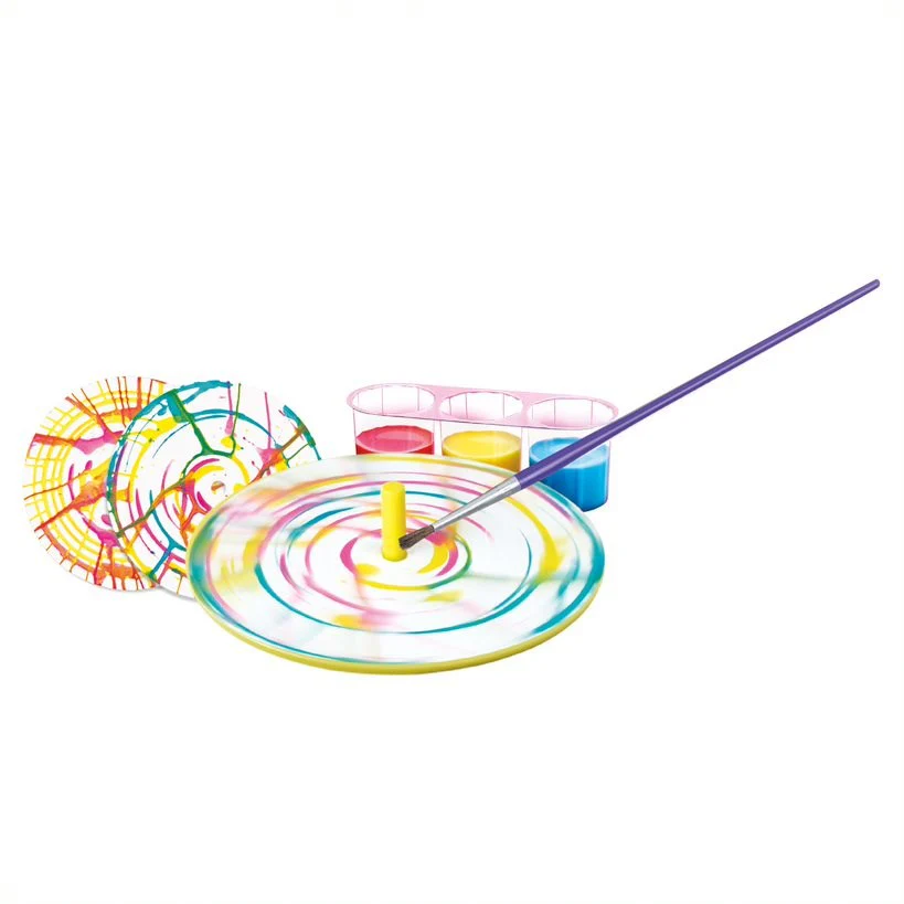 Mini set creativ - Roata Pictorului Spin Art, LittleCraft [3]