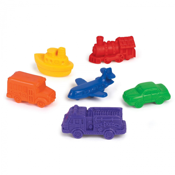 Mini vehicule pentru numarat - set 72 buc, Learning Resources, 2-3 ani + [2]