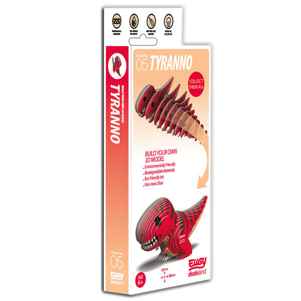 Model 3D - Tyrannosaurus Rex, Brainstorm, 6-7 ani + [10]