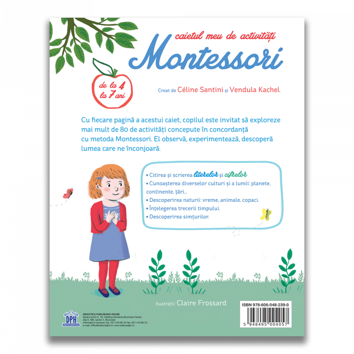 Montessori acasa: Caietul meu de activitati Montessori, DPH, 4-5 ani + [2]