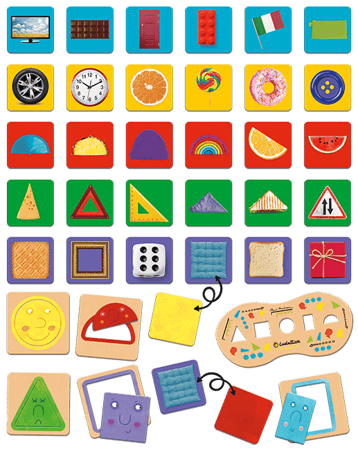 Joc Montessori Forme geometrice si culori, Ludattica, 3-6 ani [2]