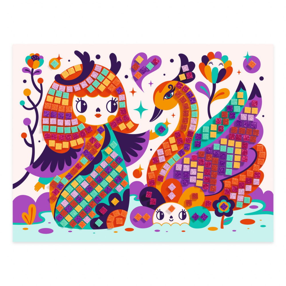 Mozaic creativ Djeco Kokeshis [4]