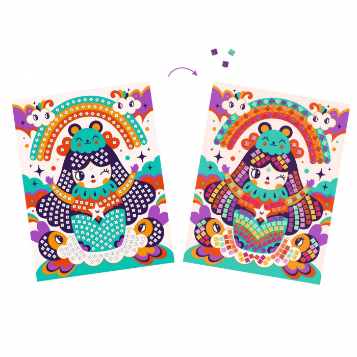 Mozaic creativ Djeco Kokeshis [3]