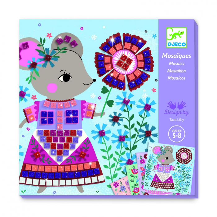 Mozaic Djeco, Animale de companie, 4-5 ani + [5]