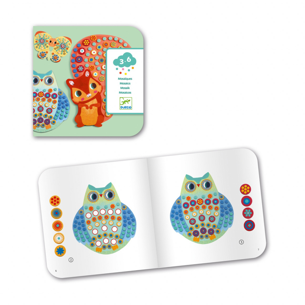 Mozaic Djeco Milfiori, 2-3 ani + [5]