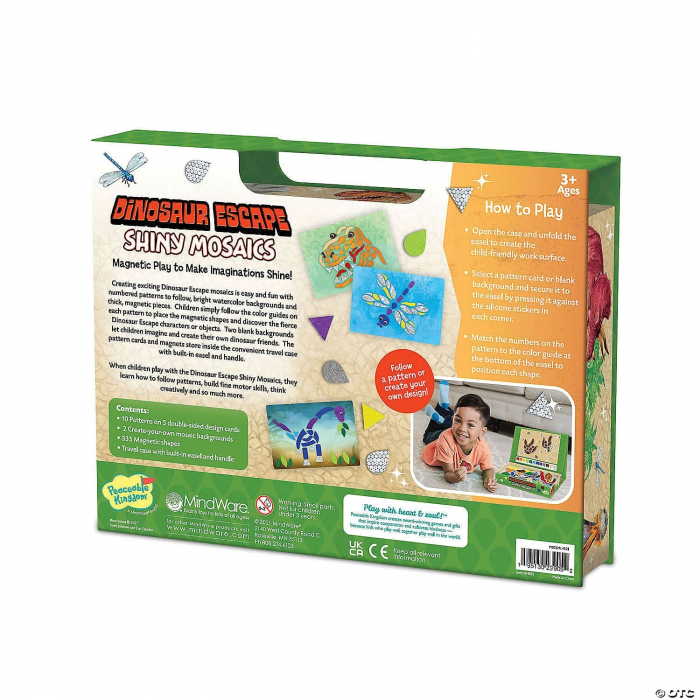 Mozaic magnetic - Salvarea dinozaurilor, Dinosaur Escape, Peaceable Kingdom + 3 ani [2]