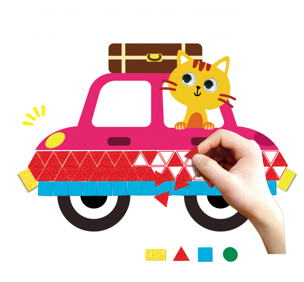 Mozaic Prima mea carte de povesti - Masini [4]