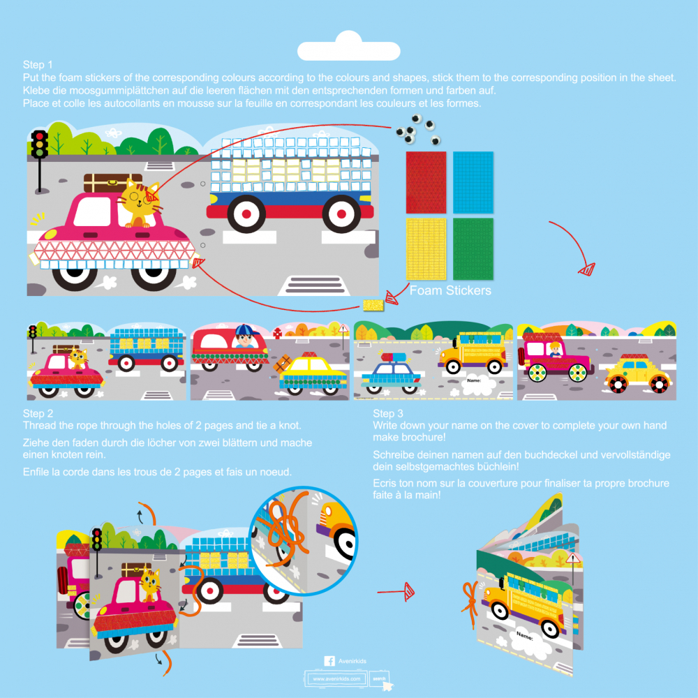 Mozaic Prima mea carte de povesti - Masini [7]