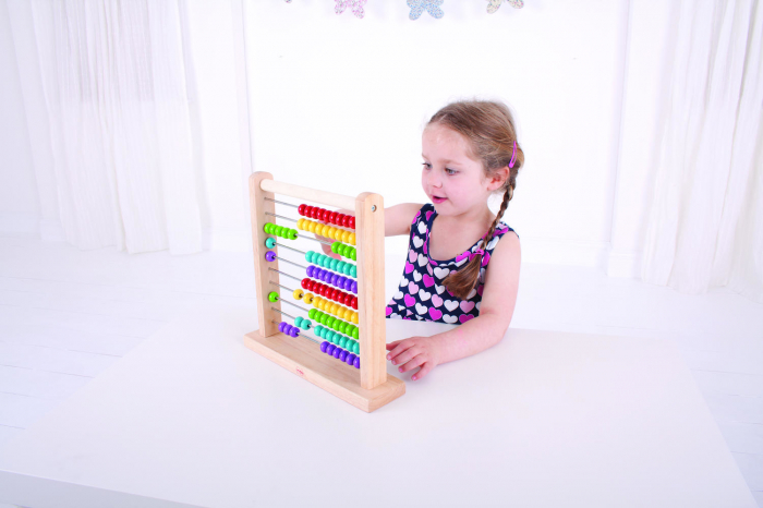 Numaratoare cu bile, BIGJIGS Toys, 1-2 ani + [5]