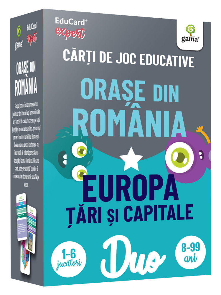 Orase din Romania - Europa: Tari si capitale/Pachete Duo EduCard [1]