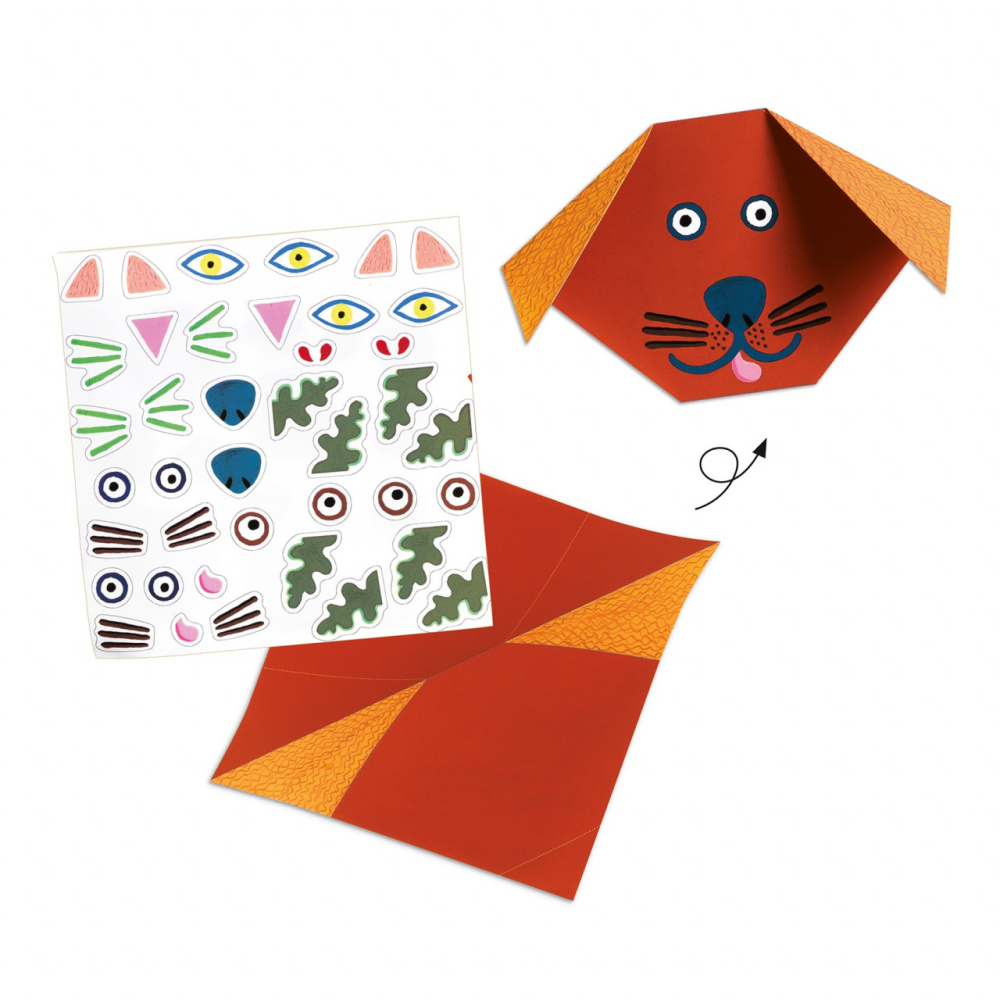 Origami animale Djeco, 2-3 ani + [2]
