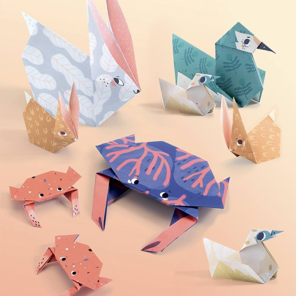 Origami Djeco, Familii de animale, 6-7 ani + [2]