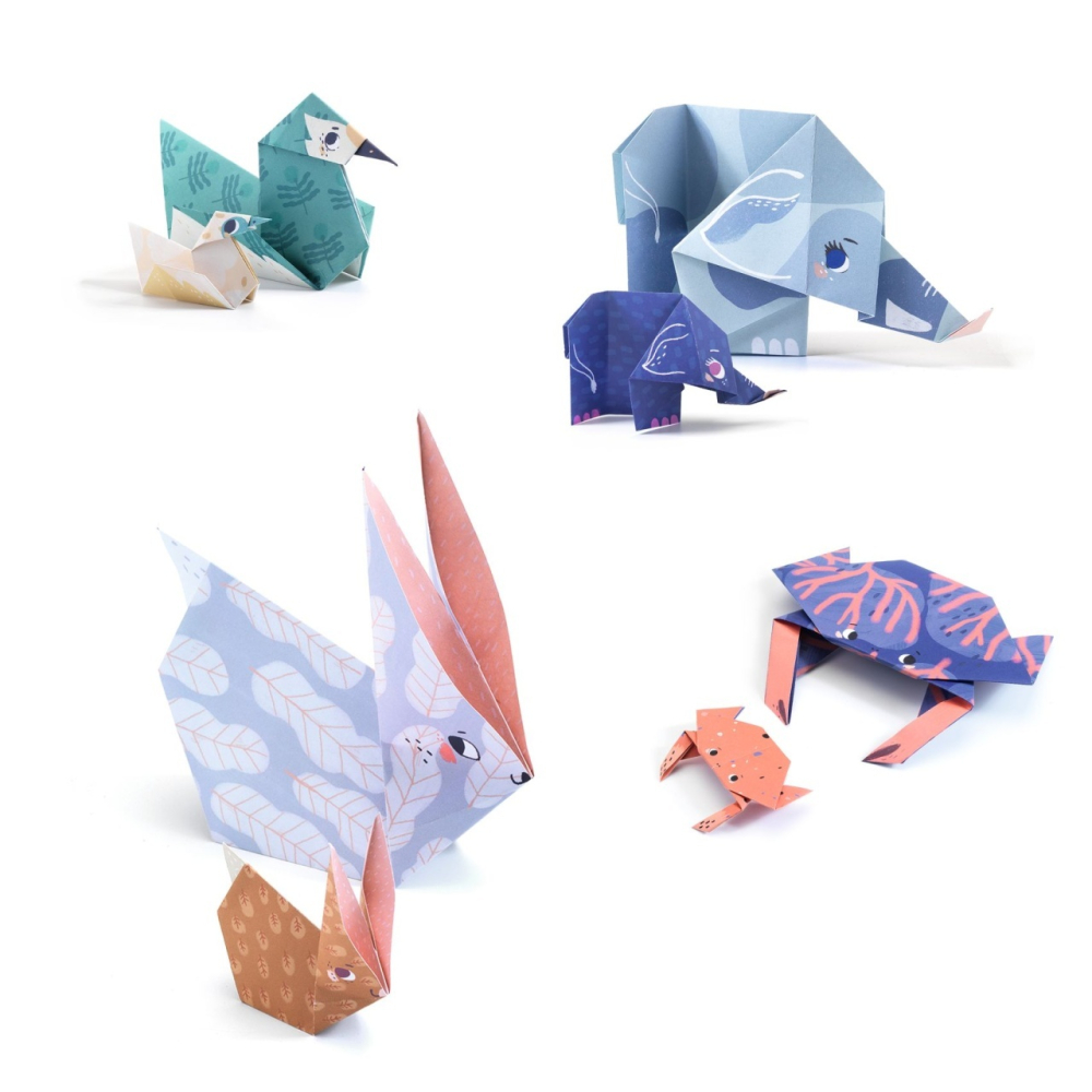 Origami Djeco, Familii de animale, 6-7 ani + [4]