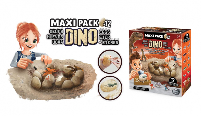 Oua Dino Mega Set x 12, BUKI France, 6-7 ani + [2]