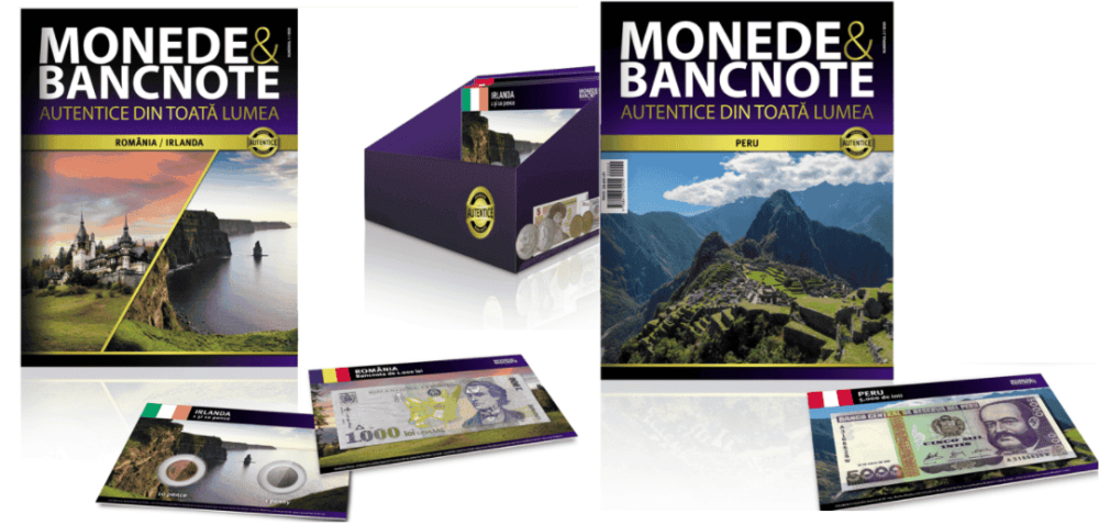 Pachet Nr.1 si Nr.2 Monede si Bancnote Autentice Din Toata Lumea