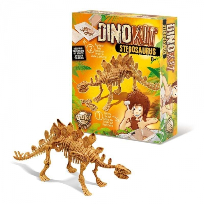 Paleontologie - Dino Kit - Stegosaurus, BUKI France, 8-9 ani + [3]