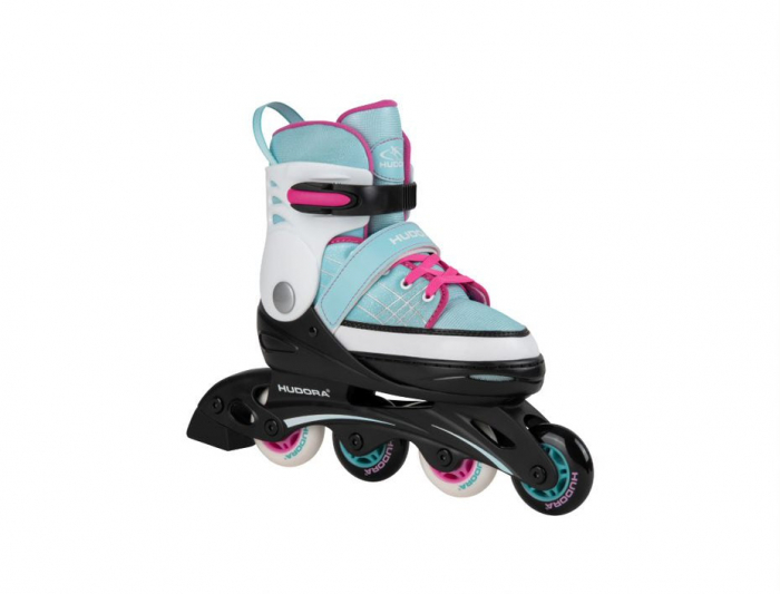 Patine cu rotile marimi reglabile (34-37) Basic mint, Hudora [2]