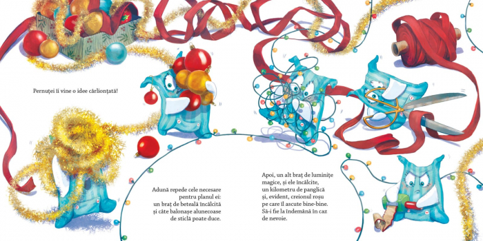 Pernuța speriată si teribila întâlnire cu Moș Crăciun, DPH, 2-3 ani + [6]