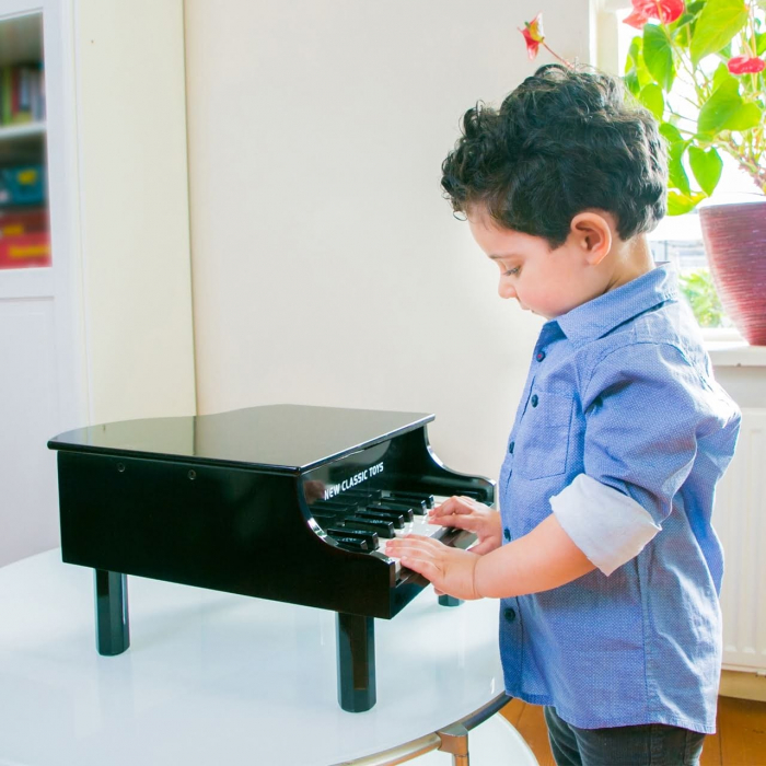 Pian din lemn  'Grand Piano', Negru [4]
