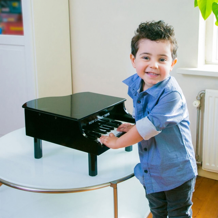 Pian din lemn  'Grand Piano', Negru [3]