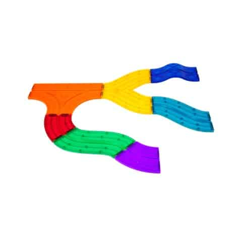 PicassoTiles, Set extesie trasee masini, 12 piese magnetice [3]