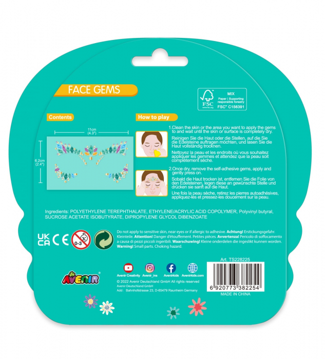 Pietre stralucitoare pentru fata - Aripi, + 3 ani [3]