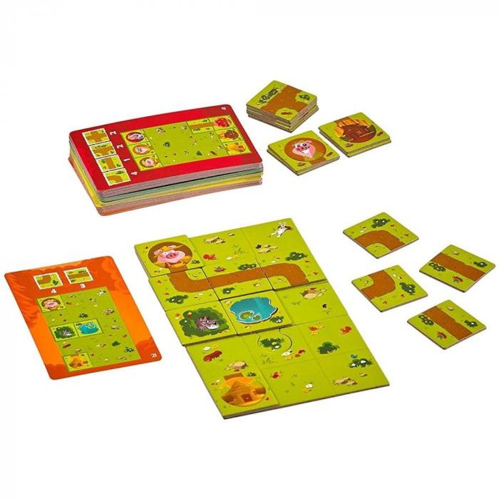 PIG PUZZLE, Blue Orange, 4-5 ani + [2]