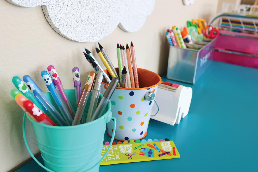 Pixuri cu gel colorate cu sclipici, parfumate, Yummy Yummy - Set de 12 [4]