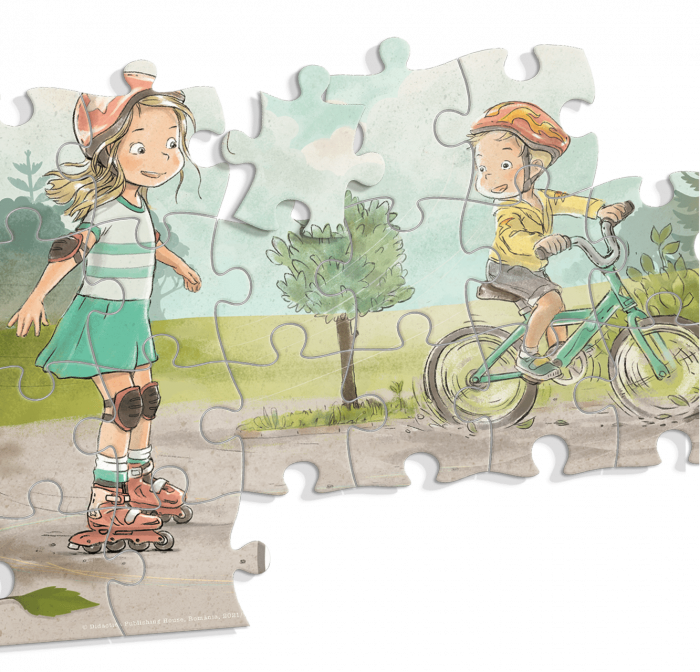 Ema si Eric in parc: Puzzle, DPH, 3-5 ani + [3]