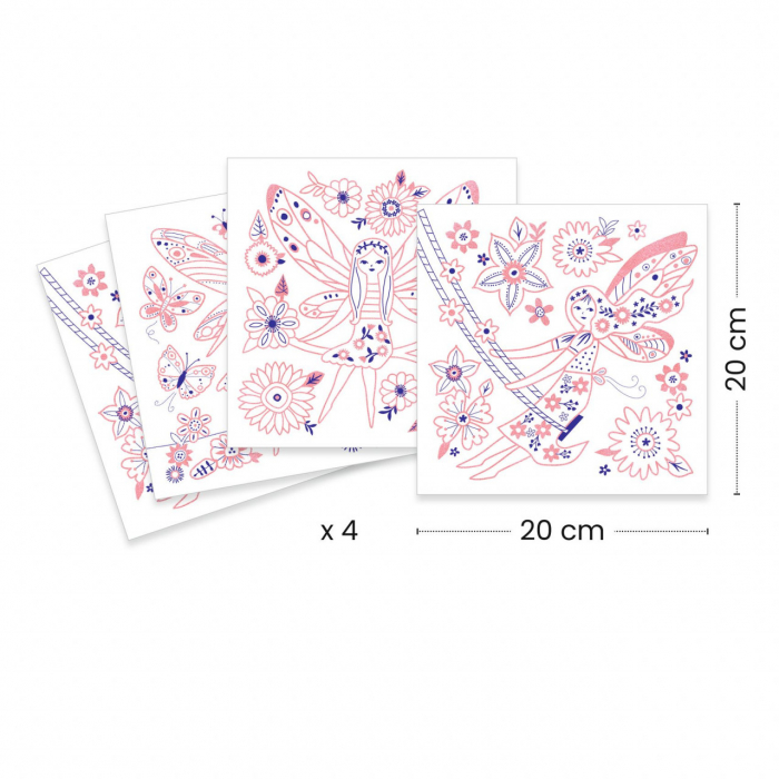 Planse de colorat Fapturi inaripate, Djeco [2]